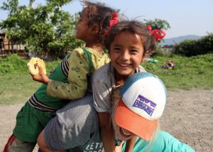 Elizabeth loves connecting and playing with the children she serves.