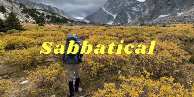 Sabbatical from ministry