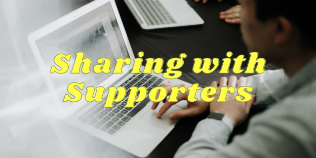 what to share with supporters when having boundaries