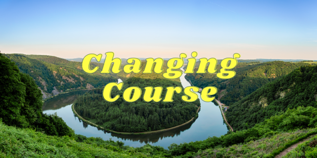 setting boundaries while changing course